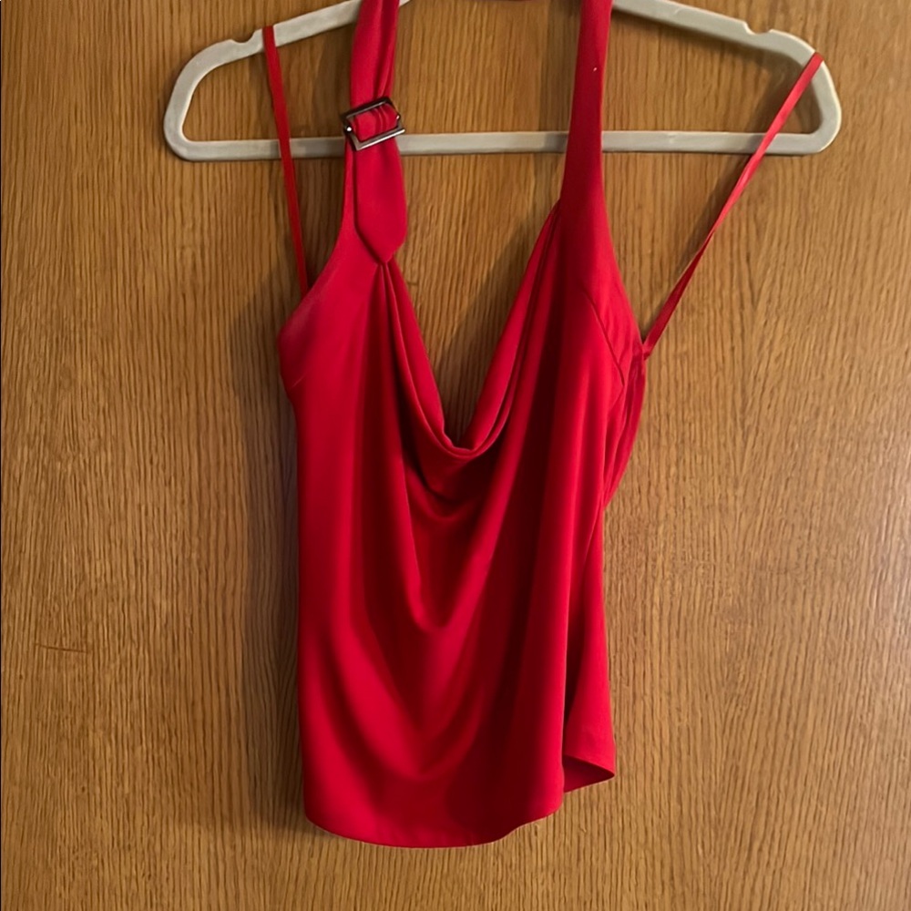 Elegant Red Women's Top